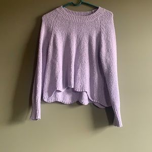 Purple Knit Long Sleeve